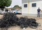 DESMANTELARON UN DEPÓSITO CLANDESTINO DE CABLES QUE HABRÍAN SIDO ROBADOS EN RESISTENCIA