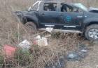UN LESIONADO EN VUELCO DE CAMIONETA