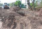 VILLA ÁNGELA: TRAS AÑOS DE ABANDONO, EL GOBIERNO PROVINCIAL REPARÓ CAÑO COLECTOR DE CLOACAS 