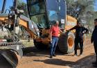 VILLA ÁNGELA: LA MUNICIPALIDAD DE VILLA ÁNGELA AVANZA CON EL BACHEO EN LAVALLE Y MORENO Y ANUNCIA NUEVAS OBRAS