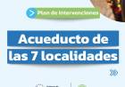 ESTE MARTES CONTINUARÁ EL PLAN DE INTERVENCIÓN DEL ACUEDUCTO DE LAS 7 LOCALIDADES