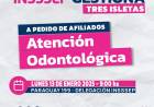 INSSSEP OFRECERÁ ATENCIÓN ODONTOLÓGICA EN TRES ISLETAS Y EN JUAN JOSÉ CASTELLI