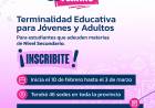 APRENDER EN VERANO OFRECE TERMINALIDAD EDUCATIVA PARA JÓVENES Y ADULTOS