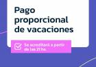 EL GOBIERNO PAGA PROPORCIONAL DE VACACIONES A DOCENTES INTERINOS Y SUPLENTES