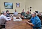 EL INTENDENTE ADALBERTO PAPP RECIBIÓ A AUTORIDADES DE GENDARMERÍA NACIONAL PARA COORDINAR ACCIONES DE SEGURIDAD