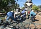 EL INTENDENTE PAPP DESTACÓ EL AVANCE DE LA OBRA DE PAVIMENTO EN CALLE TUCUMÁN Y ADVIERTE SOBRE LA DISMINUCIÓN DE FONDOS NACIONALES
