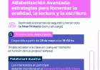 PROGRAMA DE FORMACIÓN DOCENTE RED APRENDE: INICIA CURSO DE ALFABETIZACIÓN AVANZADA PARA DOCENTES PRIMARIOS