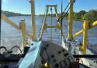 RIACHO BARRANQUERAS: YPF Y EL GOBIERNO PROVINCIAL AVANZAN EN EL DRAGADO EN LA ZONA DEL MUELLE DE DESCARGA DE LA PETROLERA