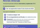 JUNTA DE CLASIFICACIÓN DE NIVEL INICIAL: SE ABRE INSCRIPCIÓN PARA INTERINATOS Y SUPLENCIAS