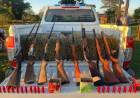 ALLANAMIENTO EN PUERTO EVA PERÓN: SECUESTRARON ARMAS DE FUEGO Y CARTUCHOS EN UN CAMPO DE 400 HECTÁREAS