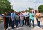 INAUGURACIÓN DE PAVIMENTO EN CALLES HRYNIEWICK, MORENO Y CÉSAR CLARIS EN EL SECTOR OESTE DE VILLA ÁNGELA