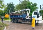 INTENSO TRABAJO DE SECHEEP PARA RESTABLECER EL SERVICIO ELÉCTRICO AFECTADO POR LA TORMENTA