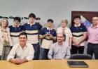 EDUCACIÓN RECIBIÓ A ESTUDIANTES DE LA EET 33, GANADORES EN LAS OLIMPIADAS NACIONALES DE INFORMÁTICA, INNOVACIÓN, ELECTRÓNICA Y TECNOLOGÍA