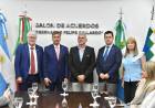 CASA DE GOBIERNO: EL GOBERNADOR ZDERO RECIBIÓ HOY A LA DELEGACIÓN ITALIANA DE UDINE