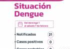 PARTE SEMANAL DEL MINISTERIO DE SALUD: SIN CASOS DE DENGUE EN CHACO
