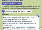 INSCRIPCIÓN EXTRAORDINARIA PARA DOCENTES DE NIVEL PRIMARIO