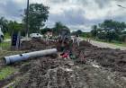 SAMEEP REPARÓ UN CAÑO MAESTRO Y SE NORMALIZA EL SERVICIO DE AGUA POTABLE EN VARIAS LOCALIDADES