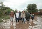 EL GOBIERNO PROVINCIAL DESPLIEGA OPERATIVO DE ASISTENCIA EN LAS LOCALIDADES AFECTADAS POR LAS LLUVIAS
