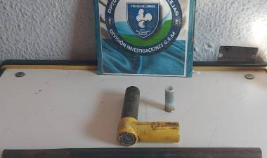 DETENIDO POR PORTACIÓN DE ARMA ILEGAL