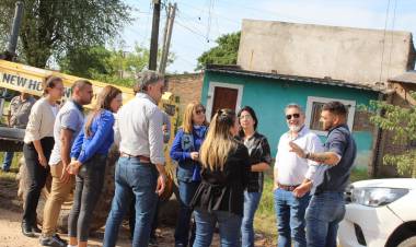 TRABAJO CONJUNTO ENTRE ORGANISMOS DE LA PROVINCIA PERMITE REGULARIZAR CONEXIONES DOMICILIARIAS DE AGUA EN LA RUBITA