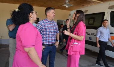 VILLA BERTHET: ZDERO ENTREGÓ ELEMENTOS AL HOSPITAL LOCAL "SEGUIMOS AFIANZANDO EL SISTEMA SANITARIO" EXPRESÓ EL GOBERNADOR