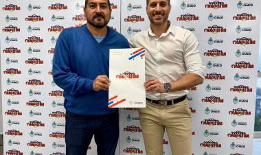 LOTERÍA CHAQUEÑA: CONVENIO PARA NUEVAS OBRAS EN EL JUVENTUD ATLETIC CLUB, DE EL SAUZALITO