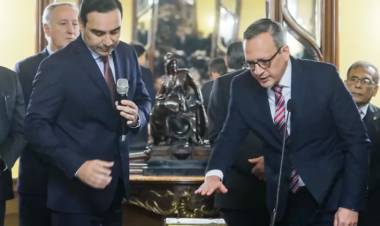 ASUMIÓ EL NUEVO MINISTRO DE SEGURIDAD Y EL GOBERNADOR HABLÓ DEL CASO LOAN