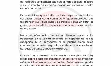 INTENDENTES RADICALES RESPALDAN A SU PAR JUAN AYALA, DE NAPENAY