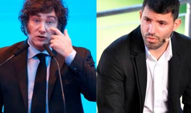 JAVIER MILEI Y EL KUN AGÜERO, LA EXTRAÑA PAREJA UNIDA POR LOS NEGOCIOS DE LA PELOTA
