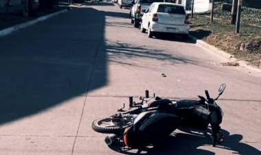 VILLA ÁNGELA: ACCIDENTE DE TRANSITO: UNA MUJER LESIONADA