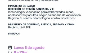 EL GOBIERNO PROVINCIAL JUNTO A LA FUNDACIÓN CONIN INICIAN UN OPERATIVO INTEGRAL, DESDE ESTE LUNES