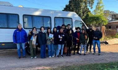 FONTANA: El GOBIERNO PROVINCIAL Y LA UNNE INICIARON RELEVAMIENTO EN EL BARRIO BALASTRO