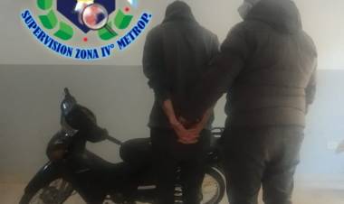PRESENTABA PEDIDO DE CAPTURA Y FUE DETENIDO