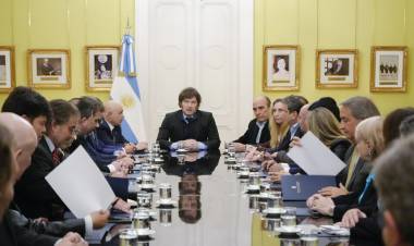 MILEI SE REUNIÓ CON LOS BLOQUES ALIADOS Y FIRMÓ EL VETO TOTAL A LA REFORMA PREVISIONAL