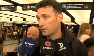 SCALONI, ENTRE EL HOMENAJE A DI MARÍA Y UN INESPERADO "SOS RE LINDO"