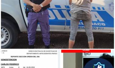 LO DEMORARON PARA IDENTIFICARLO Y RESULTO TENER PEDIDO DE CAPTURA
