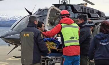 DIERON DETALLES DE CÓMO FUE EL RESCATE DEL TURISTA EN EL CERRO LÓPEZ TRAS LA AVALANCHA