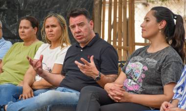 EL SAUZALITO: EL GOBIERNO PROVINCIAL COORDINÓ ACTIVIDADES Y REUNIONES JUNTO AL PROGRAMA SOCIAL ÑACHEC