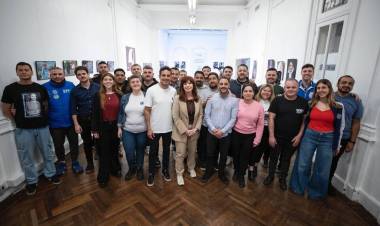 CRISTINA KIRCHNER SE REUNIÓ CON INTEGRANTES DE LA JUVENTUD SINDICAL DE LA CGT