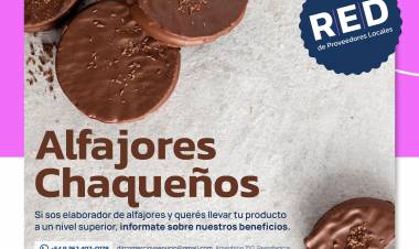 2 DE OCTUBRE: SE REALIZARÁ EL ENCUENTRO “ALFAJORES CHAQUEÑOS” PARA FOMENTAR EL CRECIMIENTO DE LA ACTIVIDAD COMERCIAL