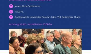 EL GOBIERNO PROVINCIAL BRINDARÁ UNA CAPACITACIÓN PARA ADULTOS MAYORES SOBRE DERECHOS DEL CONSUMIDOR Y PREVENCIÓN DE ESTAFAS