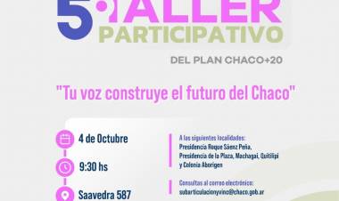 PLAN ESTRATÉGICO PARTICIPATIVO CHACO+20: CONVOCATORIA A TALLERES