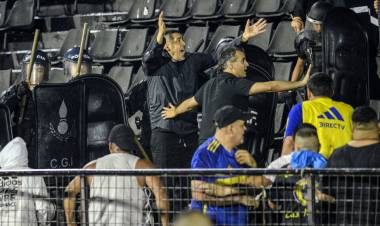 JUAN ROMÁN RIQUELME SE REFIRIÓ A SU INTERVENCIÓN DURANTE LOS INCIDENTES EN BOCA VS GIMNASIA
