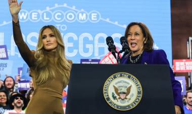 ESTADOS UNIDOS: JENNIFER LOPEZ HIZO CAMPAÑA A FAVOR DE KAMALA HARRIS