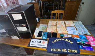 LA POLICÍA DEL CHACO DESARTICULÓ UNA BANDA DE ESTAFADORES EN LA PROVINCIA DE CÓRDOBA