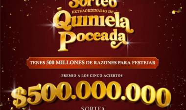 GRAN EXPECTATIVA POR LA POCEADA DE $500 MILLONES QUE SE JUEGA ESTE SÁBADO