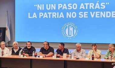 LA CGT RATIFICÓ QUE SU ESTRATEGIA ES EL DIÁLOGO