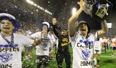 VÉLEZ NO PARA Y VA RUMBO A LA ÚLTIMA PARADA DEL AÑO: EL TROFEO DE CAMPEONES 