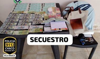 VILLA ÁNGELA: ESCLARECEN UN ROBO Y HALLAN EL DINERO ABANDONADO