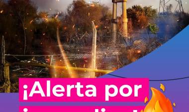 ALERTA POR INCENDIOS RURALES QUE DAÑAN A LA RED ELÉCTRICA